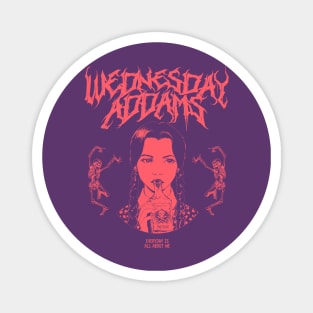 Wednesday Addams Metal Magnet